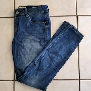 Mid-rise Garage Dark Blue Jeans